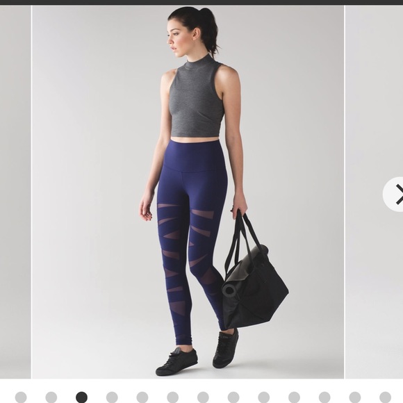 lululemon athletica Pants - Lululemon hi-rise Wunder Under Tech Mesh